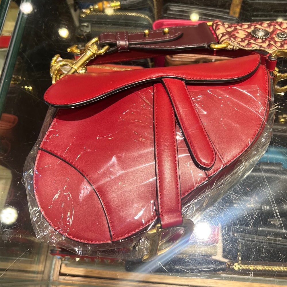 Dior Saddle Bag and + Embroidered Strap